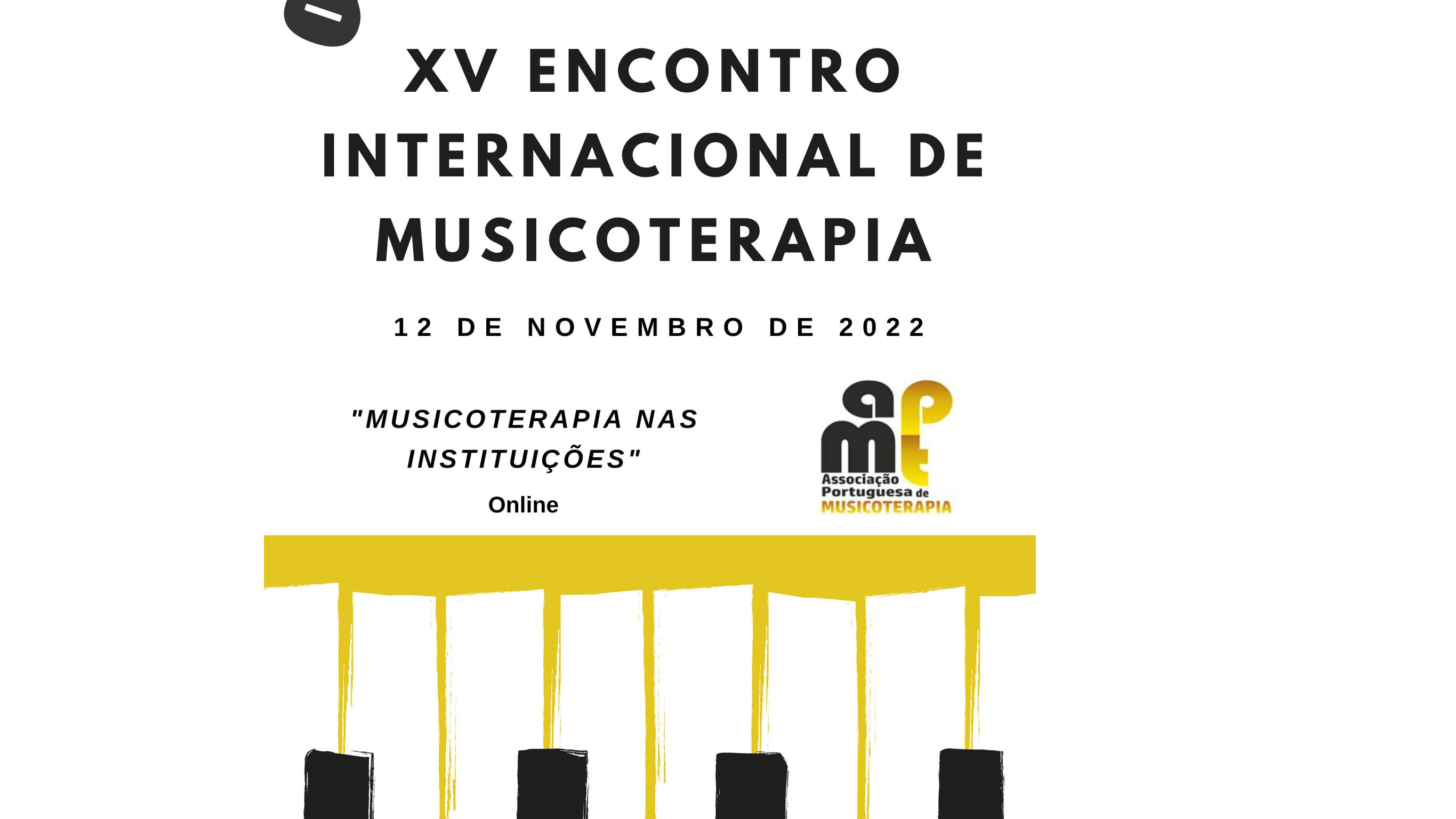 XV Encontro Internacional de Musicoterapia - Online