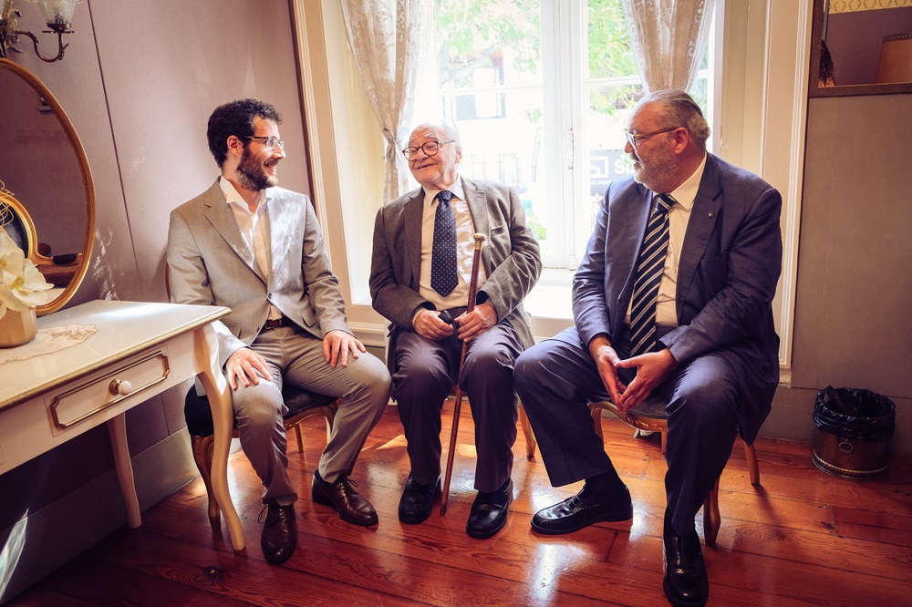 Pedro Emanuel Pereira, António Vitorino d'Almeida e Miguel Leite